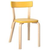 Artek - Aalto Stoel 69 Geel - Berken