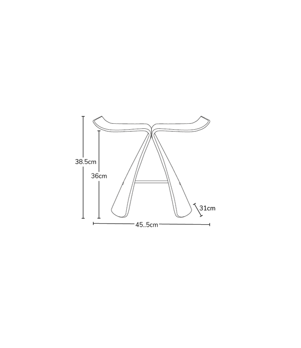Vitra  Vitra Butterfly Stool palisander