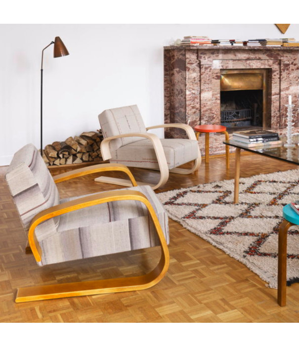 Artek  Aalto Armchair 400 Tank,  Off-White