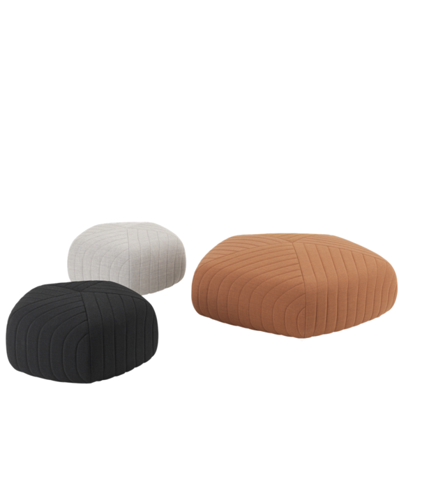 Muuto  Muuto - Five poef large - donker grijs