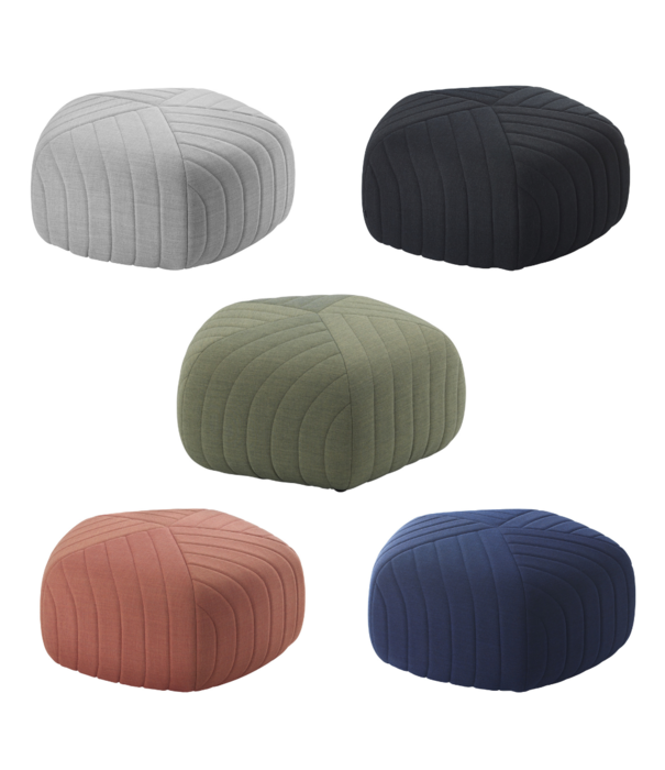 Muuto  Muuto - Five poef large - donker grijs