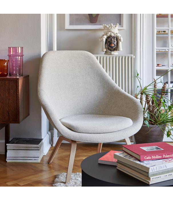 Hay   Hay AAL 93 Lounge Chair high back, tapered wood base