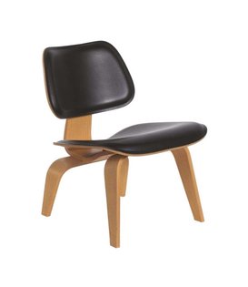 Vitra - LCW Leather lounge chair ash, leather