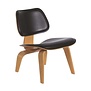 Vitra - Eames LCW Leather lounge chair ash natural - leather