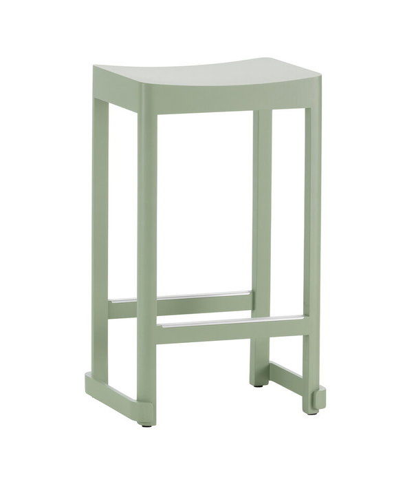 Artek  Artek - Atelier Bar Stool Green Lacquered