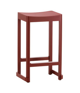 Artek - Atelier Bar Stool Red Lacquered