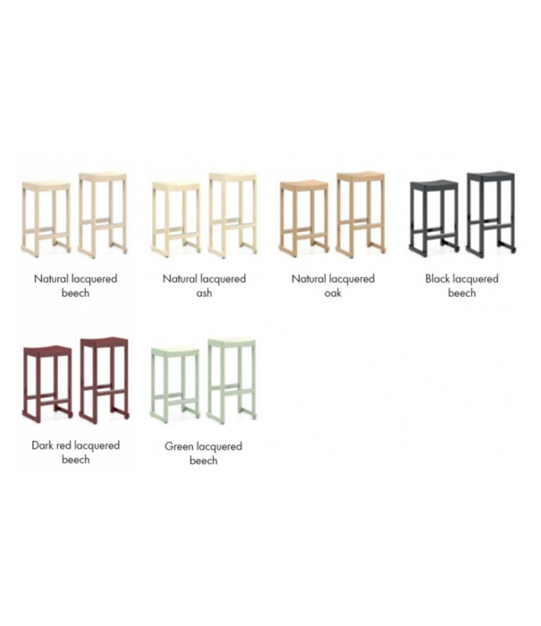 Artek  Artek Atelier Bar Stool oak, natural lacquered