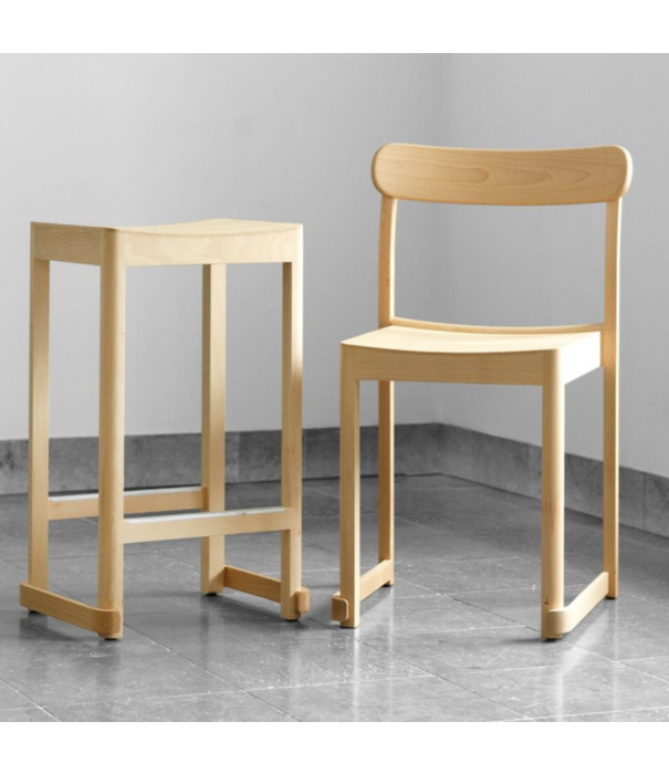 Artek  Artek - Atelier Bar Stool Beech Lacquered