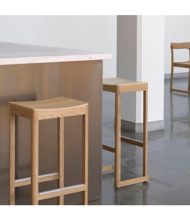 Artek  Artek - Atelier Bar Stool Beech Lacquered