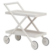 Design House Stockholm - Exit Trolley white/grey stained