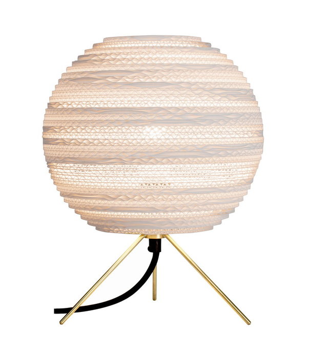 Graypants  Scraplights Moon10 Table Lamp white