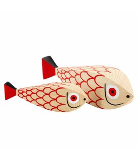 Wooden Dolls, Mother Fish & Child