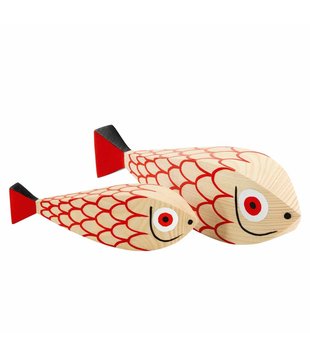 Wooden Dolls, Mother Fish & Child