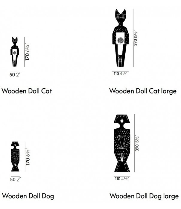 Vitra  Wooden Doll Cat