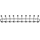 Maze Bill Horizontal L Coat Rack black