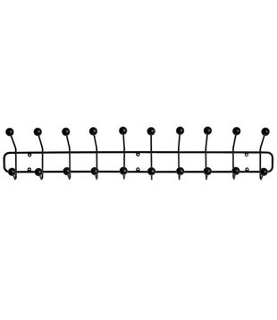 Maze - Bill Coat Rack Horizontal L - Black