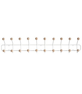 Maze  Bill Horizontal  L Coat Rack white