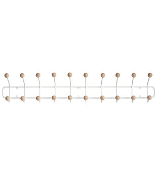 Maze  Bill Horizontal  L Coat Rack white