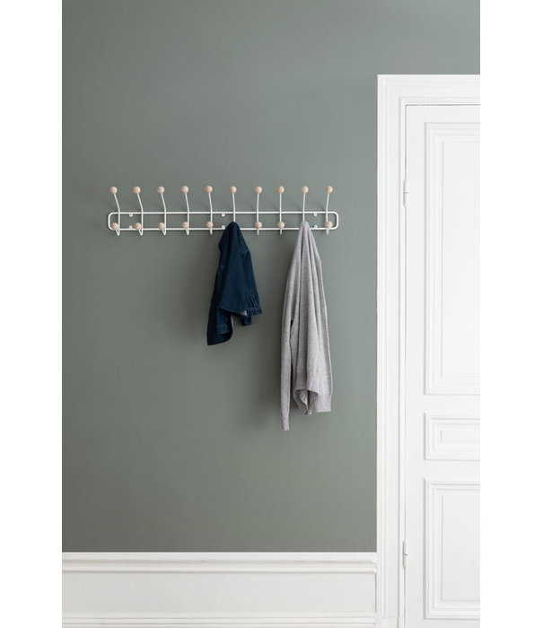 Maze  Maze Bill Horizontal L Coat Rack silk grey