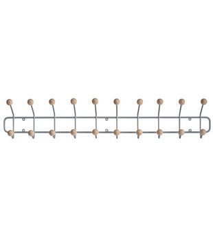 Maze - Bill Coat Rack Horizontal L - Grey