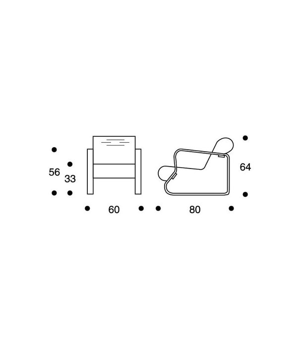 Artek  Artek - Armchair 41 Paimio White