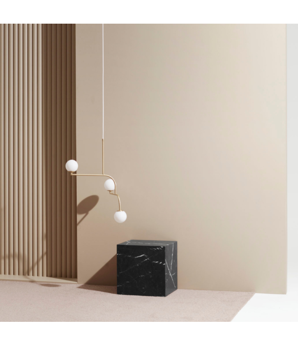 Pholc  Pholc Mobil 70 Hanglamp Messing, opaal