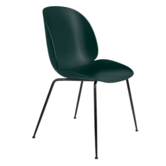 Gubi - Beetle dining chair Pebble Brown - conic black base