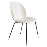 Gubi - Beetle dining chair Pebble Brown - conic black base