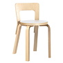 Artek - Chair 65 Berken Stoel - Wit Laminaat