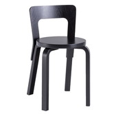 Artek - Chair 65 Berken Zwart Gelakt