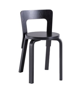 Artek - Chair 65 Berken Zwart Gelakt