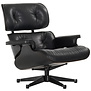 Vitra - Eames Lounge Chair Zwart Essen, black edition