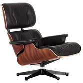 Vitra - Eames Lounge Chair Palissander  Zwart
