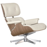 Eames Lounge Chair Walnut premium leather