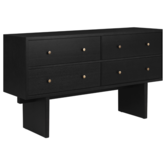 Gubi - Private Sideboard bruin/zwart gebeitst eiken