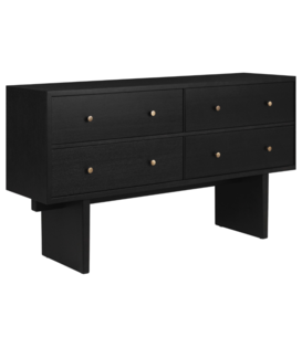 Gubi - Private Sideboard bruin/zwart eiken