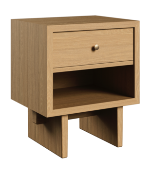 Gubi - Private side table oak 40 x 50