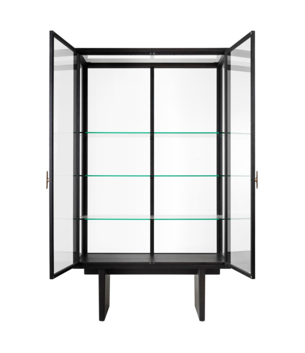 Gubi  Gubi - Private vitrine cabinet brown-black oak