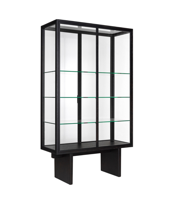 Gubi  Gubi - Private vitrine cabinet brown-black oak