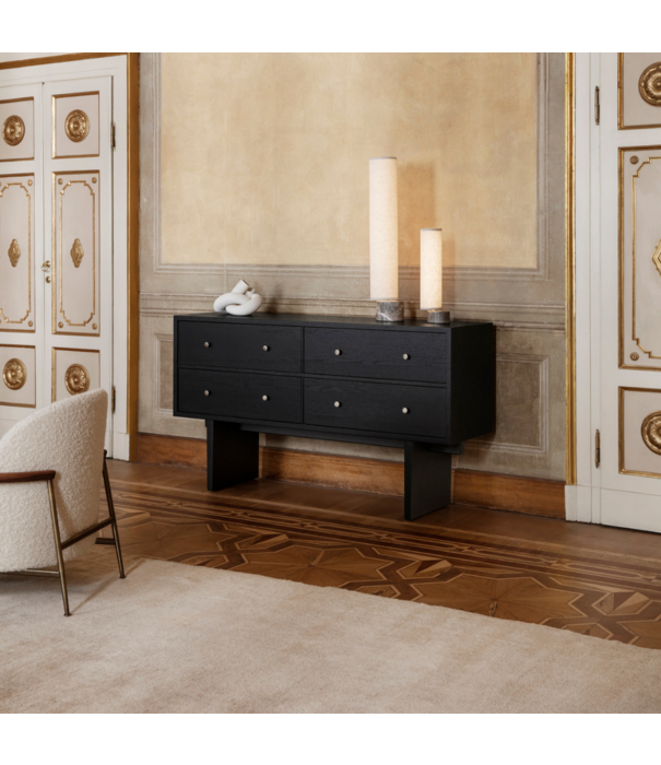 Gubi  Gubi - Private Sideboard bruin/zwart gebeitst eiken