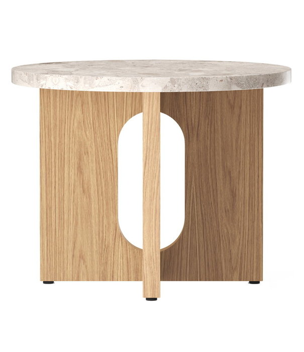 Audo Audo - Androgyne  Side Table Oak   Top kunis breccia