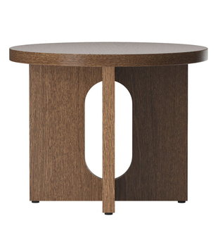 Audo - Androgyne  side table dark oak Ø50