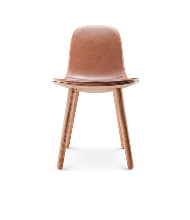 Eva Solo  Eva Solo: Abalone Chair natural oak, cognac leather seat