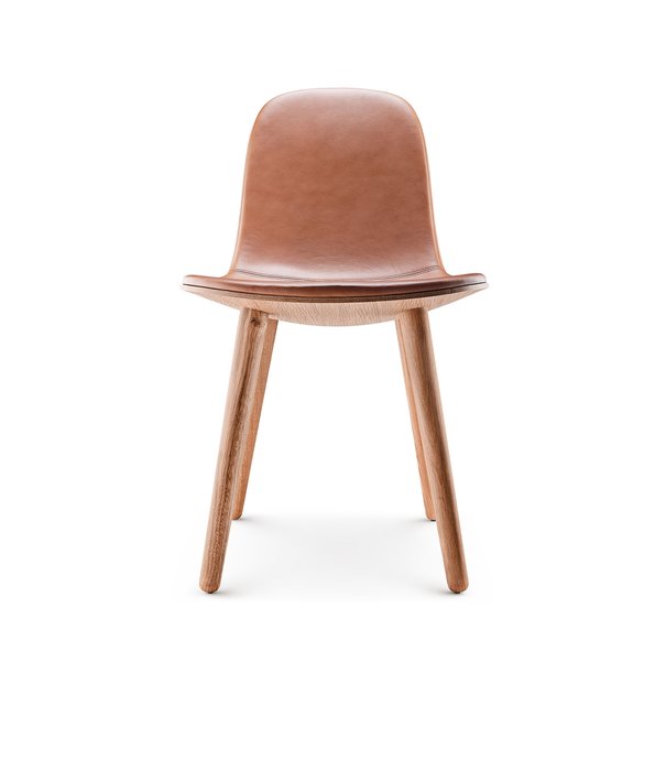Eva Solo  - Wait to be seated Eva Solo Yuuga Chair natural oak, cognac leather seat