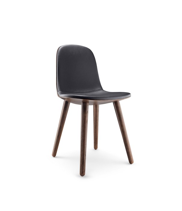 Eva Solo  - Wait to be seated Eva Solo Yuuga Chair smoked oak, black leather
