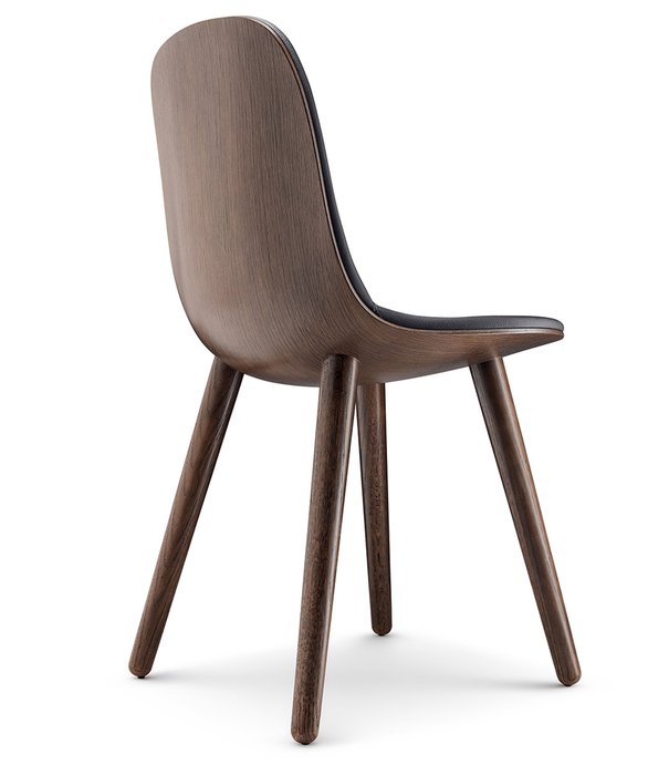 Eva Solo  - Wait to be seated Eva Solo Yuuga Chair smoked oak, black leather