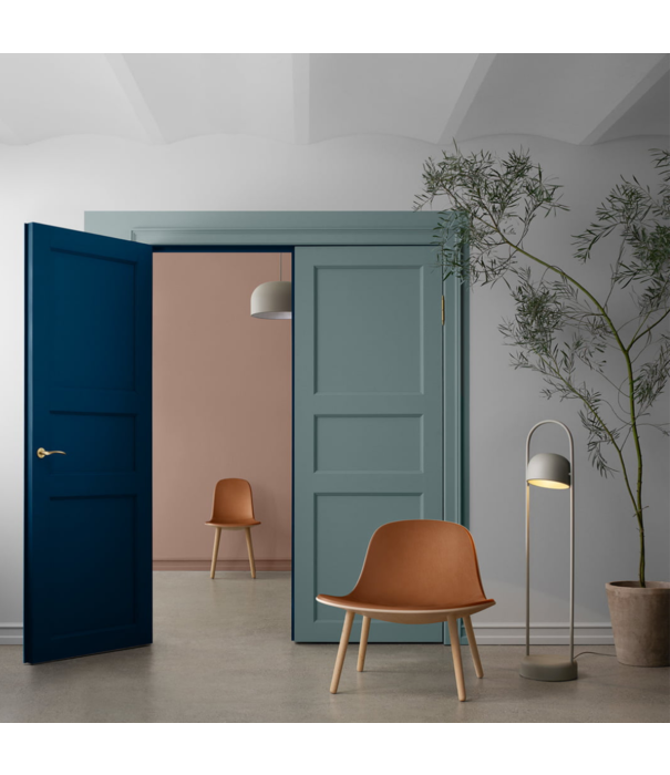 Eva Solo  - Wait to be seated Eva Solo Yuuga Stoel gerookt eiken, zwart Leer