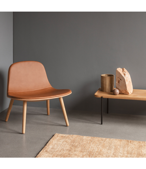 Eva Solo  - Wait to be seated Eva Solo Yuuga Chair natural oak, cognac leather seat