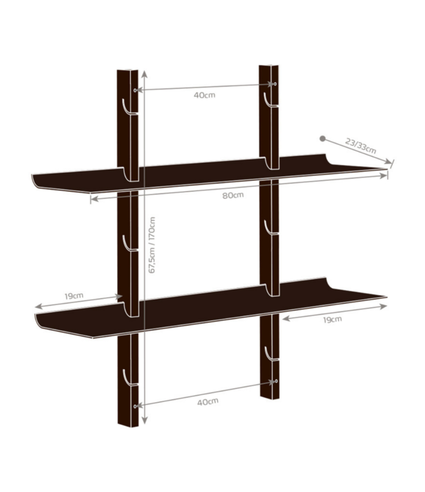 Eva Solo  - Wait to be seated Eva Solo Smile Shelving System set 67,5cm