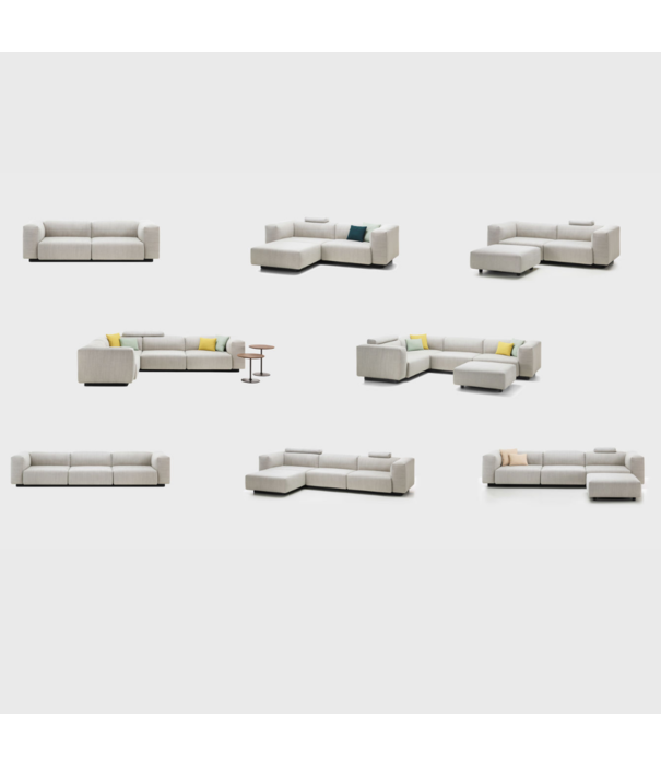 Vitra  Vitra Soft Modular Sofa 3-zits Bank 330cm